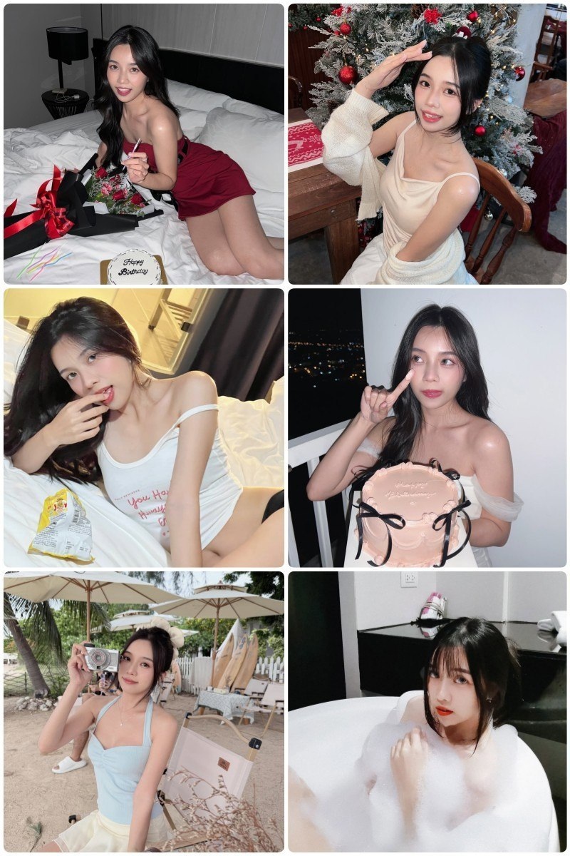 VX650 图片1509张 视频74个 泰国 气质美女 生活场景丰富 自拍多 旅游 美景 美食 时尚会穿搭 性感照 床上照 生日照 比基尼 浴缸照    